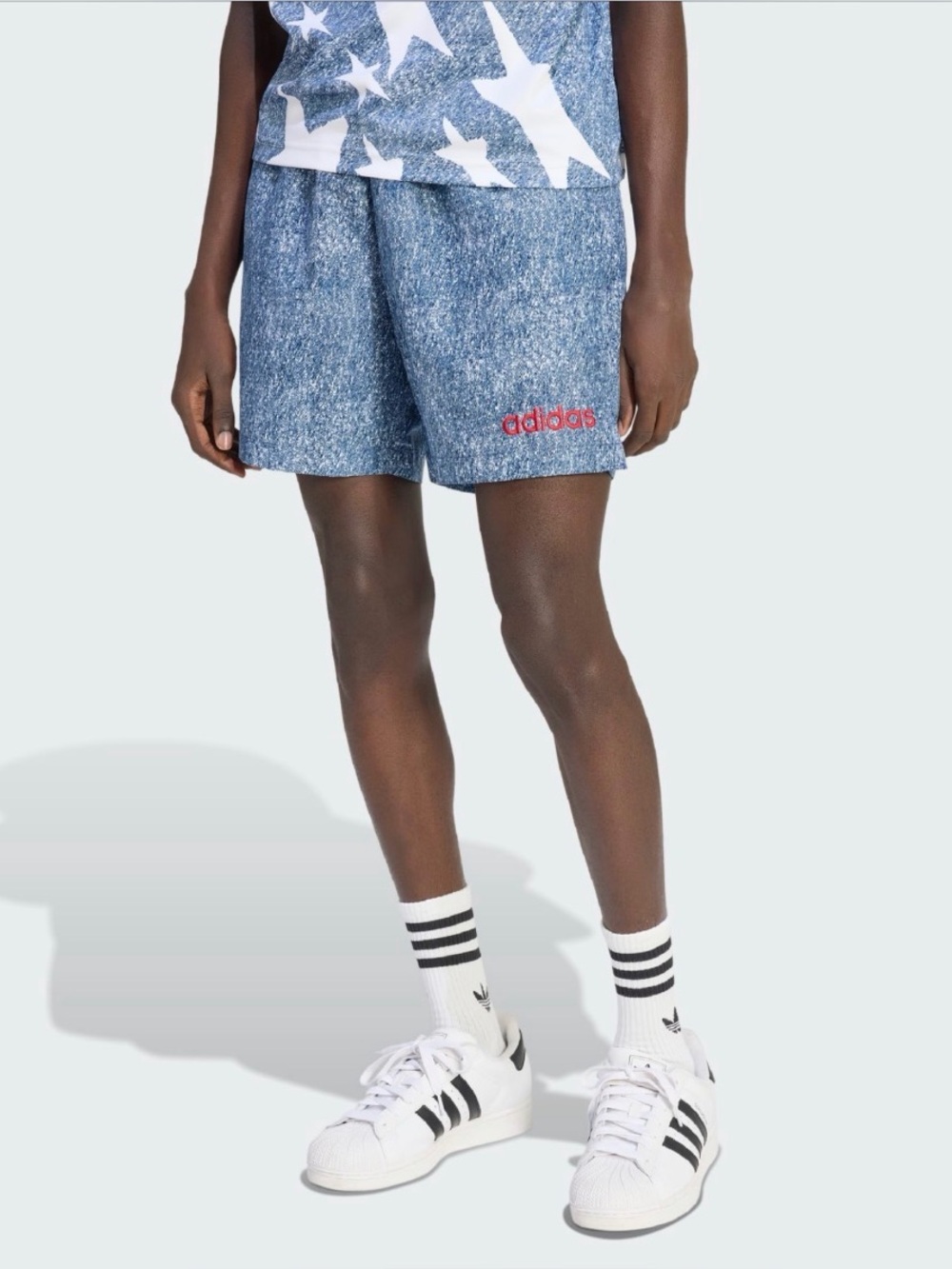 ✨NEW✨Men’s adidas DENIM GRAPHIC SHORTS